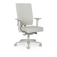 GREY Boring Chair in Stoff Drehstuhl 4D Armlehne, komplett RAL7044