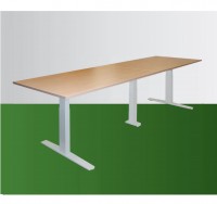 Konferenztisch Steh/Sitz motorische Höhenverstellung  64 bis 128cm