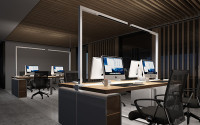 lightXONE LED Office XONE Supra Tischleuchte mit Klemmfuß